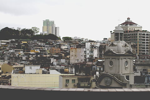 macau, exteriér budovy, architektura, stavba, budova, město, nebe, rezidenční čtvrti, nikdo, Příroda, den, panoráma města, čisté nebe, venku, městský život, Dům, střecha, kopie prostor, 5K, CC0, veřejná doména, bez autorských práv