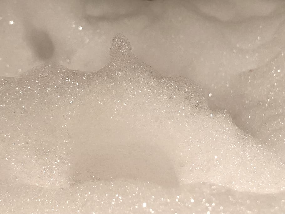 bubliny, bujný, lázeň, voda, mýdlo sud, sníh, studená teplota, Příroda, koupelna, zimní, vana, bublina, detail, lidé, uvnitř, pozadí, sněhová vločka, domácí koupelna, hygiena, bublinková koupel, sněží, 4K