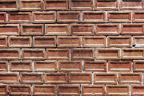 mønster, væg, ekspression, mursten, mursten mur, Brun, ren, kopiere plads, kreativitet, design, design rum, ideer, minimal, skærm skille, enkel, enkelhed, plads, struktur, tekstureret, baggrunde, fuld ramme, murstens væg, bygget struktur, ingen mennesker, murbygningsfunktion, arkitektur, dag, gentagelse, bygning udvendig, i en række, tæt på, udendørs, form, 1080P, CC0, offentligt domæne, royaltyfrie