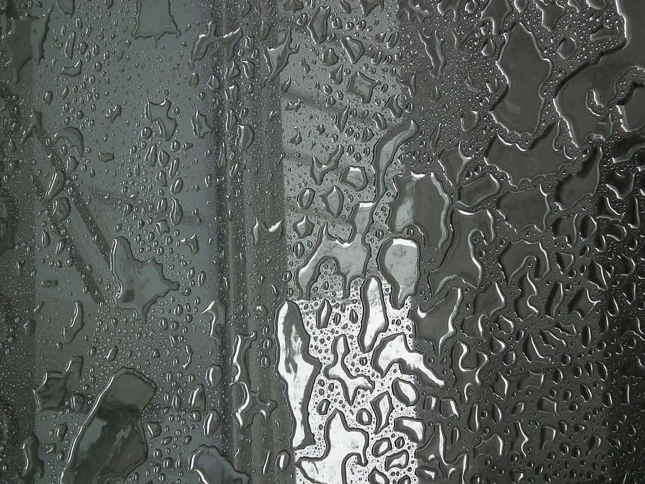 aigua, pluja, patró, resum, humit, marc complet, fons, vidre - material, tirar, transparent, cap gent, finestra, a l'interior, primer pla, naturalesa, dia, neteja, sabó sud, temporada de pluges, gota de pluja, vidre, 2K