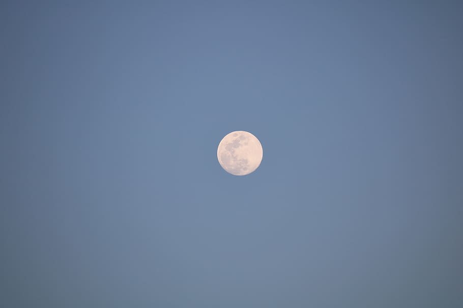 exappiah, lluna, espai, cel, astronomia, bellesa a la natura, cel clar, Lluna planetària, vista d’angle baix, nit, escena tranquil·la, tranquil·litat, escenics - natura, lluna plena, naturalesa, blau, còpia espai, cap gent, idíl·lic, cercle, forma, a l'aire lliure, astrologia, espai i astronomia, llum de la lluna, 5K