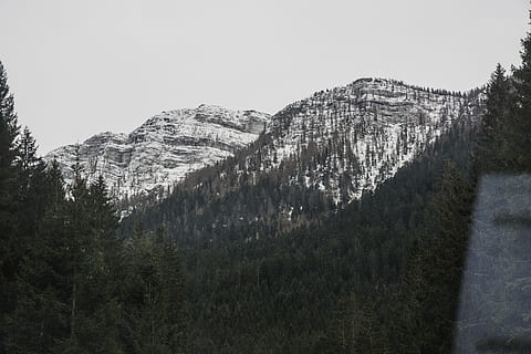 munte de zapada, aventură, rece, conifer, lumina zilei, vesnic verde, pădure, deal, peisaj, Munte, natură, pitoresc, zăpadă, copaci, vale, iarnă, copac, plantă, cer, frumusețe în natură, o scenă liniștită, liniște, scenice - natura, cer senin, nici o persoana, mediu inconjurator, zi, scenă non-urbană, creştere, teren, temperatura rece, de munte, idilic, în aer liber, Brad, formare, varf de munte, 5K, CC0, domeniu public, fără drepturi de autor