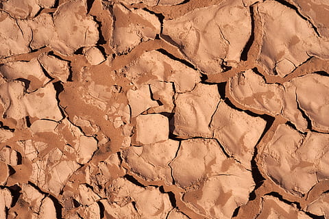 marile soluri, cadru complet, fundaluri, climat, arid clima, maro, nici o persoana, natură, teren, model, mediu inconjurator, texturată, zi, murdărie, scenice - natura, a închide, crăpat, uscat, lumina soarelui, stâncă, obiect de rocă, noroi, texturat efect, erodate, 5K, CC0, domeniu public, fără drepturi de autor