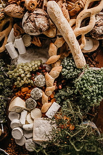 sortiert, Brote, Gemüse, Pflanze, Lebensmittel, Pilz, produzieren, Brot, Agaric, Salat, Käse, borba, Zutat, Frühstück, Toast, Mehl, Palmito, wirbellos, Tier, Muschel, keine Leute, Frische, Essen und Trinken, Wachstum, High Angle View, Wahl, Tag, große gruppe von gegenständen, Fülle, Natur, Variation, Nahansicht, Schönheit in der Natur, zu verkaufen, Wohlbefinden, 2K, CC0, gemeinfrei, lizenzfrei