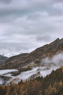 Bergtapete, wolke - himmel, Schönheit in der Natur, Himmel, Szenen - Natur, Berg, ruhige Szene, Ruhe, Wasser, Natur, Nicht-städtische Szene, keine Leute, Tag, Umgebung, idyllisch, Landschaft, Baum, draußen, Gebirge, Kraft in der Natur, 5K, CC0, gemeinfrei, lizenzfrei