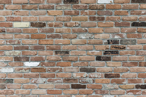 brown, brick wall close-up photography, bricks, wall, brick, brick wall, built structure, architecture, wall - building feature, full frame, pattern, backgrounds, no people, textured, day, outdoors, building exterior, close-up, old, solid, arrangement, construction material, 4K, CC0, public domain, royalty free