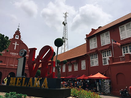 Malaizija, malacca, pastatyta struktūra, architektūra, pastato išorė, pastatas, dangus, debesis - dangus, pobūdį, miestas, komunikacijos, dieną, nėra žmonių, bokštas, religija, lauke, kelionės tikslai, garbinimo vieta, raudona, dvasingumas, augalų, tikėjimas, spire, 2K, CC0, Viešasis domenas, nemokamai