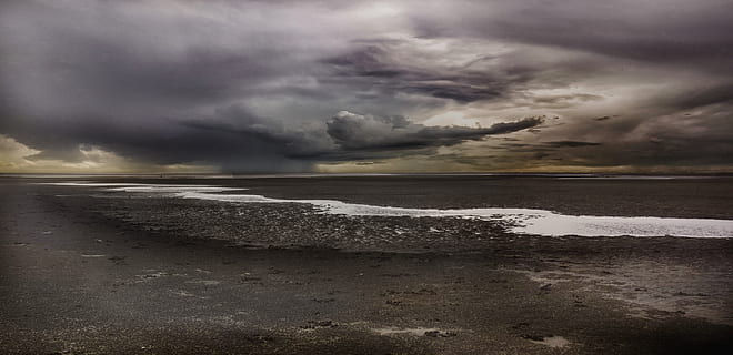 solnedgång, hav, moln, moln - himmel, storm, vatten, storm moln, himmel, miljö, åskväder, skönhet i naturen, natur, kraft i naturen, dramatisk himmel, scenics - natur, landskap, kraft, inget folk, resmål, resa, landa, regn, mörk, olycksbådande, utomhus, extremt väder, skyfall, 2K, CC0, offentligt domän, royaltyfria