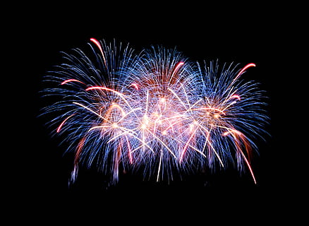 Spettacolo pirotecnico, fuoco d'artificio, esplosione, notte, nero, buio, cielo, celebrazione della luce, celebrazione, che esplode, Fuochi artificiali, fuoco - fenomeno naturale, fuochi d'artificio - Oggetto creato dall'uomo, colore nero, multicolore, luminosa, astratto, raggiante, rosso, sfondi, vacanza, evento, colori, colore vibrante, festa - evento sociale, giallo, festival tradizionale, anno, illuminato, lunga esposizione, luce - fenomeno naturale, brillante, Vigilia di Capodanno, scintille, 2K