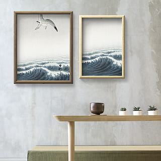 zwei, braun, hölzern, Bilderrahmen, Kunstwerk, Dekor, Frames, Malerei, Topfpflanzen, drinnen, keine Leute, Tag, Rahmen, Fenster, Wohnraum, Wandbau - Funktion, die Architektur, Kunst und Handwerk, Darstellung, Wohngebäude, Glas - Material, Holz - Material, Kreativität, Tierthemen, Tier, transparent, Regal, 4K, CC0, gemeinfrei, lizenzfrei