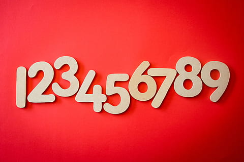 red, background, 123456789 text overlay, count, counting, graphic, learning, math, mathematics, nine, numbers, school, three, colored background, studio shot, text, red background, indoors, positive emotion, western script, communication, food and drink, no people, love, food, emotion, close-up, heart shape, arrangement, message, creativity, valentine's day - holiday, 5K, CC0, public domain, royalty free