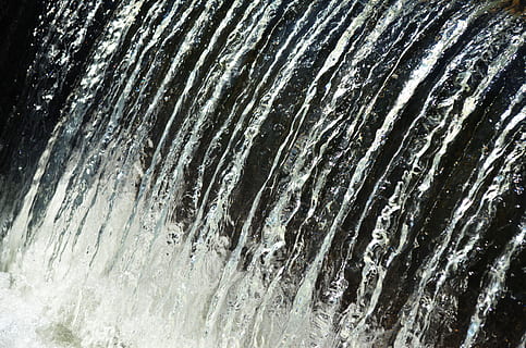 desktop, pattern, nature, abstract, water, wet, h2o, stone, closeup, wave, waterfall, summer, outdoors, no people, beauty in nature, close-up, day, backgrounds, full frame, motion, land, cold temperature, winter, scenics - nature, textured, frozen, rock, flowing water, flowing, icicle, power in nature, 4K, CC0, public domain, royalty free