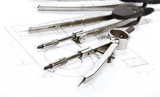 compasses, curve, design, designer, draft, draw, drawing, engineering, instrument, line, paper, plan, project, school, sheet, sketch, table, white, work, equipment, metal, indoors, work tool, close-up, group of objects, studio shot, white background, industry, no people, construction industry, cut out, man made, high angle view, still life, man made object, blueprint, alloy, steel, iron - metal, brightly lit, silver colored, 2K, CC0, public domain, royalty free