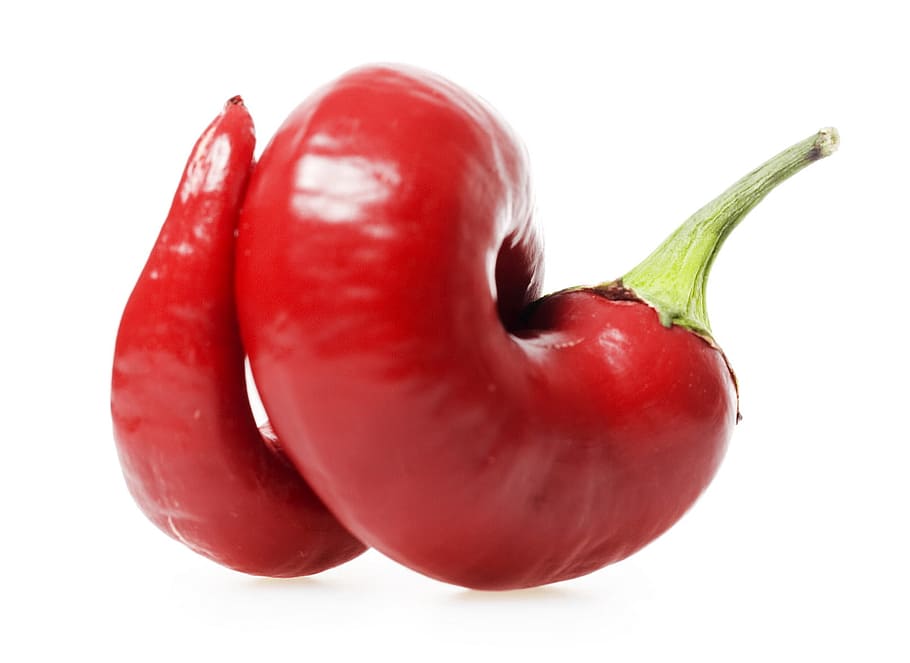 rød, peber, brænding, cayenne, chilean, chili, fritlægning, mad, frisk, friskhed, hed, ingrediens, isolerede, køkken, pepperoni, krydderi, studie, grøntsag, mad og drikke, sund kost, skåret ud, hvid baggrund, velvære, studio skud, enkelt objekt, tæt på, organisk, plante, ingen mennesker, frugt, sund livsstil, moden, Vegetarmad, Stærkt oplyst, 720P