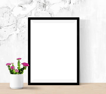 pòster, paret, maqueta, interior, marc, plantilla, escriptori, presentació, en blanc, espai, retrat, deco, galeria, obra d'art, flor, planta amb flors, planta, gerro, a l'interior, Color blanc, cap gent, còpia espai, taula, frescor, naturalesa, interior de casa, fragilitat, funció de construcció de parets, color rosa, vulnerabilitat, bellesa a la natura, cap de flor, test de flor, arranjament floral, Ram de flors, pantalla plana, 4K, CC0, domini públic, lliure de regalies