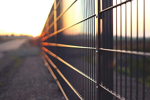 germany, linden, leihgestern, sunset, sun, evening, dom, fence, other, side, infinity, street, , wall, light, focus on foreground, transportation, no people, nature, day, sky, railing, metal, sunlight, outdoors, architecture, close-up, road, barrier, pattern, built structure, absence, shadow, wheel, 5K, CC0, public domain, royalty free