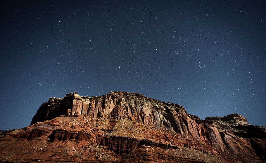 natur, landskab, bjerg, skyer, himmel, nat, mørk, stjerne, galakse, astrofotografering, fotografering, stjerne - rum, astronomi, plads, klippe, scenics - natur, rock-objekt, rock formation, skønhed i naturen, solid, ro, rolig scene, ingen mennesker, stjerne felt, lav vinkel visning, Mælkevejen, formation, eroderet, rum og astronomi, 5K