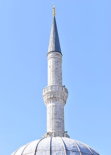 vitt slott, arkitektur, byggnad exteriör, byggd struktur, himmel, klar himmel, torn, blå, byggnad, religion, dag, plats för dyrkan, natur, tro, andlighet, lågvinkelvy, resmål, resa, utomhus, inget folk, spira, arkitektonisk kolumn, 5K, CC0, offentligt domän, royaltyfria