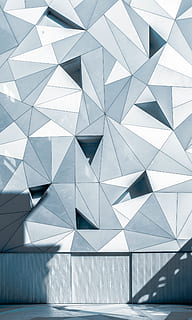 resumen, arquitectura, edificio, diseño, piso, ligero, modelo, fotograma completo, estructura construida, forma geometrica, nadie, antecedentes, adentro, forma, moderno, forma de triángulo, característica arquitectónica, techo, día, pared - característica de la construcción, luz del sol, arquitectura y arte, color plateado, 4K, CC0, dominio público, libre de derechos