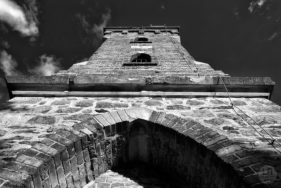 Alemanya, pöhl, torre, arquitectura, blanc i negre, vogtland, moosenturm, monocroma, estructura construïda, història, el passat, exterior de l'edifici, antic, arc, destinacions de viatge, vell, turisme, dia, viatjar, cel, naturalesa, edifici, paret, vista d’angle baix, cap gent, antiga ruïna, a l'aire lliure, civilització antiga, arqueologia, paret de pedra, història antiga, 5K