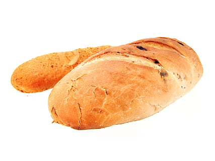 brød, hvid, isolerede, objekt, bageri, bagt, mad, mel, korn, studio skud, mad og drikke, skåret ud, hvid baggrund, friskhed, indendørs, bolle, tæt på, ingen mennesker, enkelt objekt, Brun, brød brød, velvære, sund kost, stilleben, slankekure, klar til at spise, snack, Brunt brød, 1080P, CC0, offentligt domæne, royaltyfrie