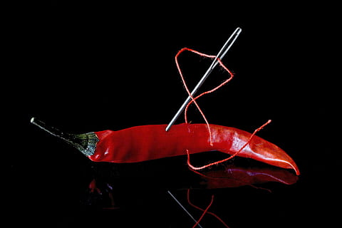 chili, skarp, rød, pepperoni, bælg, skarphed, spise, fyrig, chili peber, sæson, pikant, spiselige, køkken, symbol, sort baggrund, studio skud, mad og drikke, mad, indendørs, ingen mennesker, sund kost, tæt på, friskhed, grøntsag, velvære, peber, frugt, rød chili peber, enkelt objekt, stilleben, farvet baggrund, kopiere plads, 5K, CC0, offentligt domæne, royaltyfrie