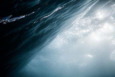 blå ocean, vand, hav, natur, ingen mennesker, sky - himmel, himmel, blå, skønhed i naturen, dag, fuld ramme, ro, baggrunde, scenics - natur, undervands-, udendørs, bevægelse, sollys, rolig scene, miljø, turkisfarvet, 4K, CC0, offentligt domæne, royaltyfrie
