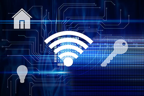 wlan, Technologie, Hintergrund, Computer, Internet, Netzwerk, Digital, vernetzt, intelligentes Zuhause, Struktur, Digitalisierung, Sicherheit, Vernetzung, Daten, Datentransfer, Netz, Leiterplatte, Verbindung, beleuchtet, die Architektur, abstrakt, Muster, glühend, keine Leute, Design, Kommunikation, kabellose Technologie, Blau, gebaute Struktur, gestalten, modern, Symbol, Richtung, 5K, CC0, gemeinfrei, lizenzfrei