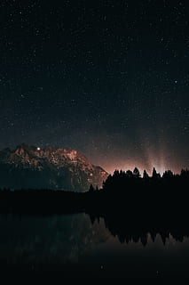 peisaj de noapte peisaj, pădure, Munte, cer, stea, noapte, albastru, roșu, ușoară, strălucire, siluetă, copac, apă, încă, tapet, android monitorului, cer înstelat, seara noapte, înstelat, peisaj, natură, stea - spațiu, astronomie, galaxie, calea Lactee, constelaţie, nebuloasă, întuneric, spaţiu, stea forma, scenics, stele traseu, lac, planeta - spațiu, ştiinţă, lună, în aer liber, frumusețe în natură, varf de munte, de munte, explorarea spațiului, iluminat, meteor, nici o persoana, o scenă liniștită, amurg, lumină - fenomen natural, panoramic, călătorie, Canada, expunere lungă, 2K, CC0, domeniu public, fără drepturi de autor