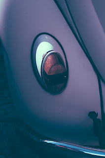 car tail light, auto, automobile, bumper, car, classic car, close-up, colors, design, light, night, shiny, style, tail light, transportation system, vehicle, day, no people, metal, transportation, outdoors, architecture, lighting equipment, mode of transportation, land vehicle, nature, blue, security, motor vehicle, wall - building feature, built structure, high angle view, safety, protection, silver colored, 5K, CC0, public domain, royalty free