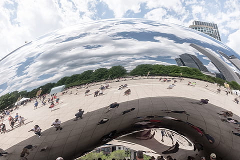 Menschen, reflektieren, Chicago Bean, die Architektur, Kunst, Attraktion, Bohne, Gebäude, Chicago, Stadt, Wolke, zeitgemäß, Innenstadt, Tor, Illinois, Millennium, Spiegel, draussen, Park, Reflexion, Skulptur, glänzend, Himmel, stehlen, hoch, Tourist, städtisch, Vereinigte Staaten von Amerika, Gebäudehülle, große gruppe von menschen, Gruppe von Leuten, gebaute Struktur, Menge, Tag, echte Menschen, Natur, Reise, Transportmittel, Transport, High Angle View, draußen, Freizeitbeschäftigung, Fischaugenlinse, wolke - himmel, modern, 4K, CC0, gemeinfrei, lizenzfrei