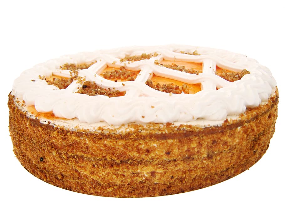 enfornar, pastís, caramels, crema, crosta, cupcake, productes lactis, postres, dieta, menjar, beure, engreix, aïllat, ningú, pastisseria, berenar, dolç, torte, blanc, saborós, menjar i beguda, menjar dolç, fons blanc, al forn, natura morta, llest per menjar, indulgència, primer pla, a l'interior, temptació, frescor, tir de l'estudi, menjar poc saludable, cap gent, tallar, marró, element de pastisseria al forn, menjar vidre, 1080P