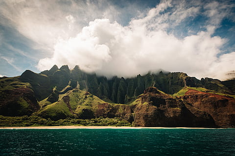 verde, Munte, albastru, cer, corp, apă, nor, ocean, plajă, nisip, coastă, verdeaţă, vară, concediu de odihna, peisaj, mountainscape, tropical, colorat, Coasta Hawaii, hawaii, tapet, hawaii tapet, hawaii fundal, natură, scenics, călătorie, stâncă, mare, Asia, în aer liber, insulă, turism, nor - cer, climat tropical, frumusețe în natură, obiect de rocă, Culoarea verde, loc faimos, pădure, destinații de călătorie, vacante, litoral, deal, Tailanda, reperul național, Cloudscape, varf de munte, idilic, ceaţă, peisaj marin, nici o persoana, culturi, 4K, CC0, domeniu public, fără drepturi de autor