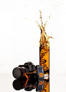 tacchino, fotografia, telecamera, grilletto della fotocamera, fotografia ad alta velocità, aggeggio, spruzzi d'acqua, attrezzatura fotografica, temi fotografici, tecnologia, macchina fotografica - attrezzatura fotografica, girato in studio, avvicinamento, in casa, natura morta, nessuno, comunicazione, copia spazio, natura, albero, Camera digitale, caratteristica della parete, pianta, moderno, 8K, CC0, dominio pubblico, privo di copyright