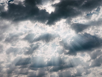 sky, clouds, cloudy, sun rays, sunlight, cloud - sky, dramatic sky, backgrounds, cloudscape, beauty in nature, environment, moody sky, atmosphere, storm, no people, nature, overcast, wind, scenics - nature, dark, outdoors, rain, ominous, climate, 5K, CC0, public domain, royalty free