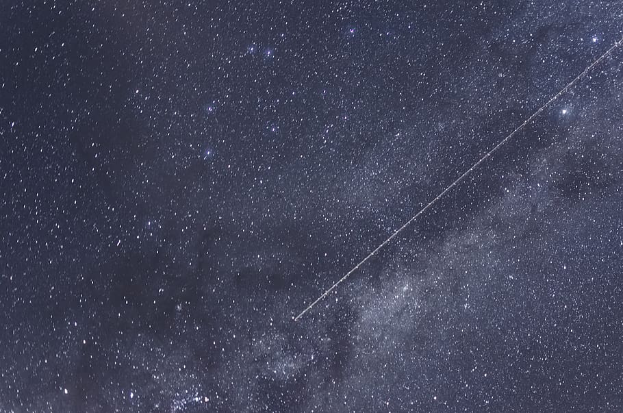 estrelas, natureza, ao ar livre, astronomia, espaço, universo, espaço sideral, via Láctea, nebulosa, céu, noite, calma, galáxia, céu noturno, temor, infinidade, avião, maravilha, desejo de viajar, leve, estrela - espaço, scenics - natureza, campo de estrelas, beleza na natureza, Estrela, ninguém, quadro completo, visão de baixo ângulo, tranquilidade, cena tranquila, origens, constelação, nuvem - céu, 4K