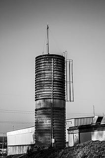 old, concrete, water tower, building, destruct, construction, demolition, destruction, house, industrial, destroy, damage, abandoned, disaster, ruins, site, collapse, sky, built structure, building exterior, architecture, clear sky, nature, no people, low angle view, industry, day, silo, factory, copy space, outdoors, metal, field, industrial building, storage tank, storage compartment, industrial equipment, water conservation, 4K, CC0, public domain, royalty free