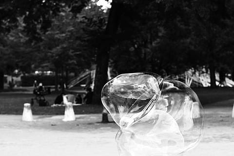 negru, alb, balon, oraș, scenă, viaţă, blacknwhite, să se concentreze asupra primelor elemente, copac, transparent, natură, zi, sticlă - material, plantă, în aer liber, a închide, oameni apropiați, sticlă, apă, gustare, băutură, sferă, teren, echipamente de uz casnic, 5K, CC0, domeniu public, fără drepturi de autor