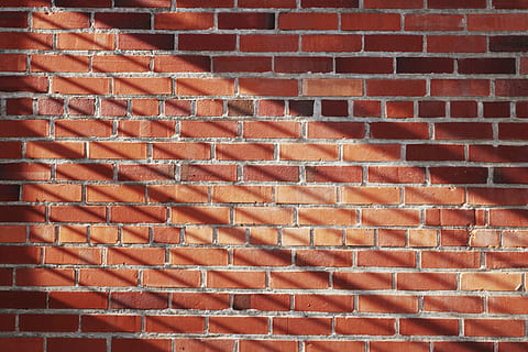 photo of brickwall, brick wall, bricks, brickwork, masonry, pattern, rough, texture, wall, full frame, brick, backgrounds, architecture, built structure, wall - building feature, textured, no people, repetition, red, brown, day, building exterior, close-up, outdoors, in a row, geometric shape, 4K, CC0, public domain, royalty free