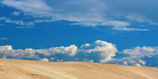 la zona, sfondo, spiaggia, nube, Cloudscape, deserto, asciutto, Egitto, orizzonte, orizzontale, Immagine, paesaggio, natura, nessuno, arancia, all'aperto, panoramico, sabbia, cielo, estate, terreno, tranquillo, viaggio, giallo, nuvola - cielo, ambiente, blu, terra, scenics - natura, bellezza nella natura, giorno, orizzonte sopra terra, sfondi, scena non urbana, skyline urbano, clima, meteorologia, 2K, CC0, dominio pubblico, privo di copyright