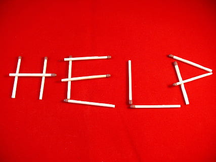 brown, help, match, sticks, background, conceptual, contemporary, danger, emergency, long, option, red, retro, symbol, thin, warning, wood, word, red background, indoors, colored background, no people, studio shot, close-up, medium group of objects, group of objects, table, full frame, backgrounds, arrangement, creativity, wall - building feature, communication, text, directly above, high angle view, metal, minute hand, 2K, CC0, public domain, royalty free