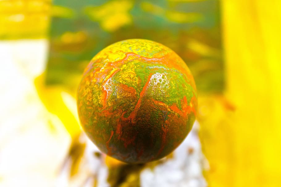 ou, colorit, ou de Pasqua, Pasqua, pintura, color, de colors, abocament, alegre, amable, bonic, primavera, menjar, deliciós, groc, verd, taronja, cap gent, primer pla, naturalesa, fruita, menjar i beguda, celebració, esfera, festa, sol objecte, a l'aire lliure, alimentació saludable, multicolor, centrar-se en primer pla, color verd, 5K