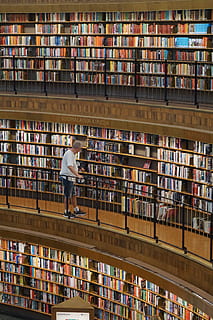biblioteca, livros, conhecer, conhecimento, Educação, estude, livro, sabedoria, Estocolmo, leitura, pesquisa, aprender, publicação, estante, dentro de casa, Aprendendo, grande grupo de objetos, pessoas, estudando, escola, atividade, aluna, comprimento total, homens, abundância, ocupado, 5K, CC0, domínio público, royalty free