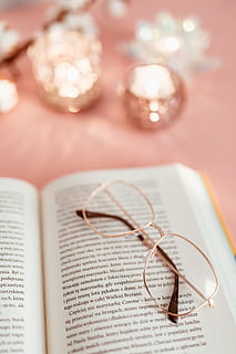open, book, pink, background, reading, glasses, learning, pink backgound, study, feminine, publication, jewelry, indoors, ring, eyeglasses, close-up, education, table, text, still life, no people, communication, paper, western script, love, page, focus on foreground, personal accessory, 5K, CC0, public domain, royalty free