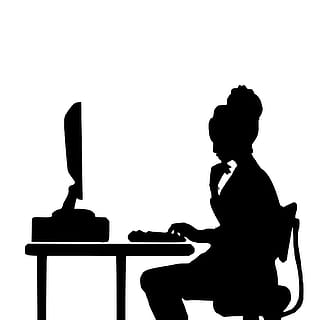 silhouette, femme, séance, logiciel de programmation, Logiciel., programmeur, ordinateur, soutien, site Internet, travail, femelle, Jeune, scénario, base de données, l'écriture, code, adulte, codage, commander, l'informatique, Les données, développeur, numérique, équipement, pirate, l'Internet, javascript, moniteur, Bureau, professionnel, programme, la programmation, écran, Logiciel, table, technique, La technologie, dactylographie, virus, lieu de travail, , fond blanc, une personne, espace de copie, à l'intérieur, Vrais gens, Hommes, prise de vue en studio, modes de vie, Activité de loisir, femmes, vue de côté, coupé, en portant, relaxation, siège, Occupation, 1080P, CC0, domaine public, libre de droits