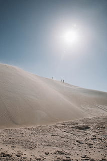 Austràlia, Lancelin, terra, cel, sorra, paisatge, desert, escenics - natura, naturalesa, medi ambient, bellesa a la natura, tranquil·litat, llum solar, clima àrid, dia, sol, escena tranquil·la, clima, escena no urbana, horitzó sobre la terra, duna de sorra, horitzó, a l'aire lliure, flare de la lent, 5K, CC0, domini públic, lliure de regalies