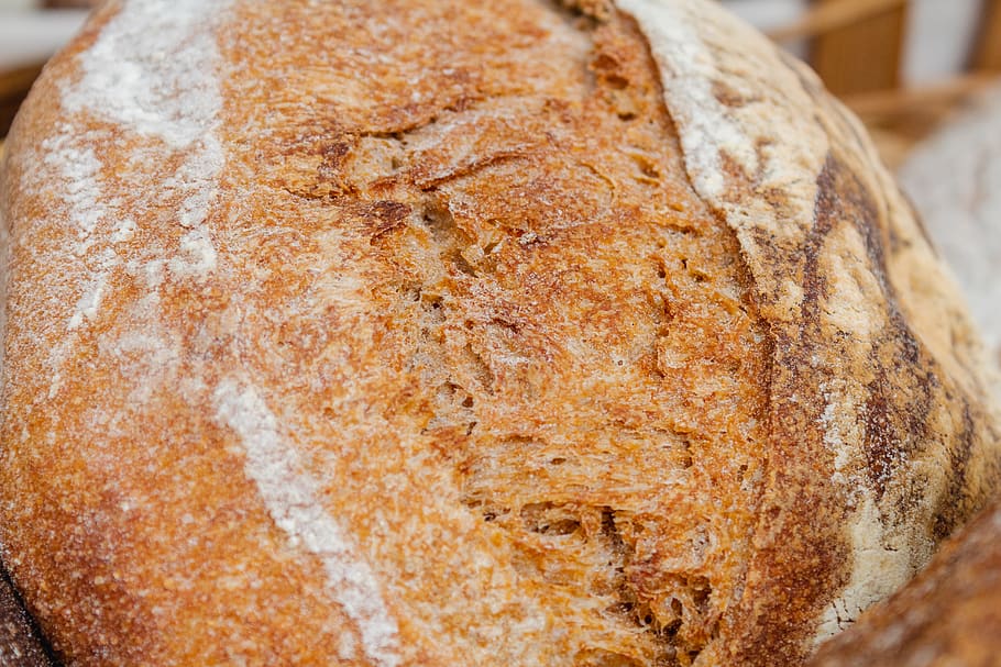 pâine coaptă, mancare si bautura, alimente, a închide, prospeţime, în interior, natură moartă, pâine, gata să mănânce, nici o persoana, să se concentreze asupra primelor elemente, bunăstare, mâncat sănătos, copt, maro, selectiv, mâncare dulce, vedere în unghi mare, extreme close-up, indulgenţă, desert, ispită, 5K