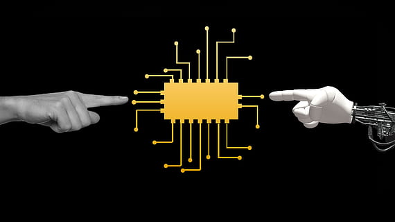 numérisation, vieux, Nouveau, conflit, peur, ignorance, artificiel, intelligence, robot, cyber, ki, numérique, tête, Divisé, homme, électronique, La technologie, partie du corps humain, main, main humaine, fond noir, lien, prise de vue en studio, travail en équipe, la coopération, la communication, affaires, personnes, unité, espace de copie, communications globales, partenariat - travail d'équipe, partie du corps, adulte, Solution, signe, doigt, 5K, CC0, domaine public, libre de droits