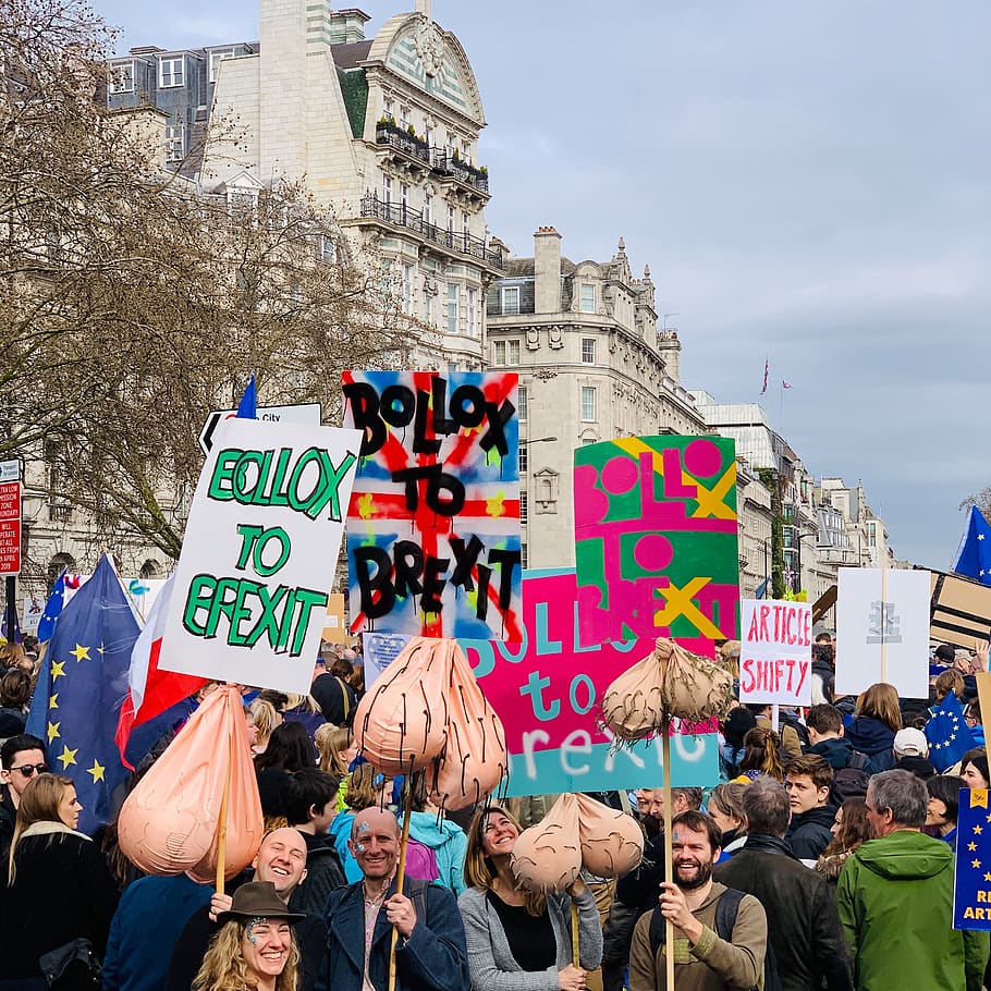 persona, humà, multitud, protesta, desfilada, text, Regne Unit, major londres, duc de wellington pl, bandera, Festival, testicles, britànic, europa, Londres, marxa, política, humor, democràcia, grup de persones, persones reals, gran grup de persones, arquitectura, dones, exterior de l'edifici, homes, estructura construïda, adult, estils de vida, ciutat, dia, cel, naturalesa, activitat d'oci, a l'aire lliure, protestant, roba calenta, 2K