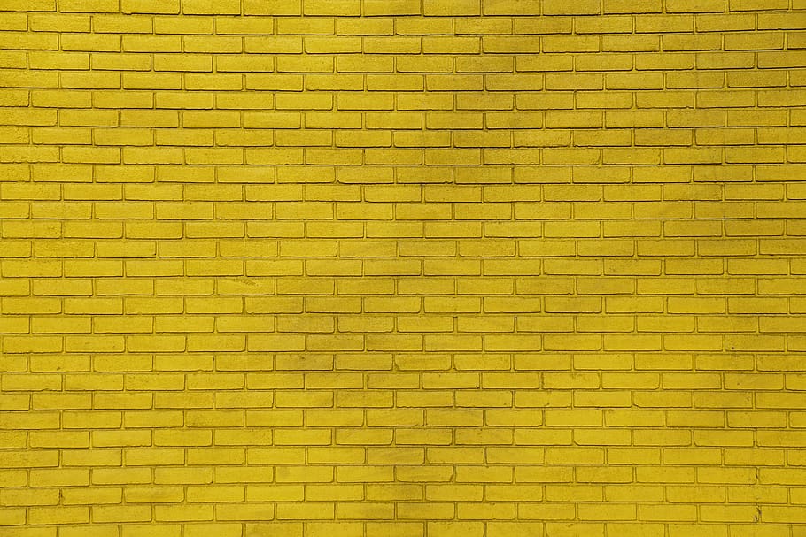 maons de paret grocs, fons, textura, marc complet, patró, groc, cap gent, funció de construcció de parets, arquitectura, estructura construïda, primer pla, disseny, sòls, paret, rajola, repetició, forma, a l'interior, color verd, material, efecte texturat, concret, 5K